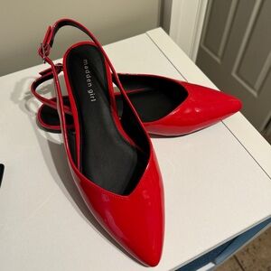 Madden Girl Red Slingback Heels